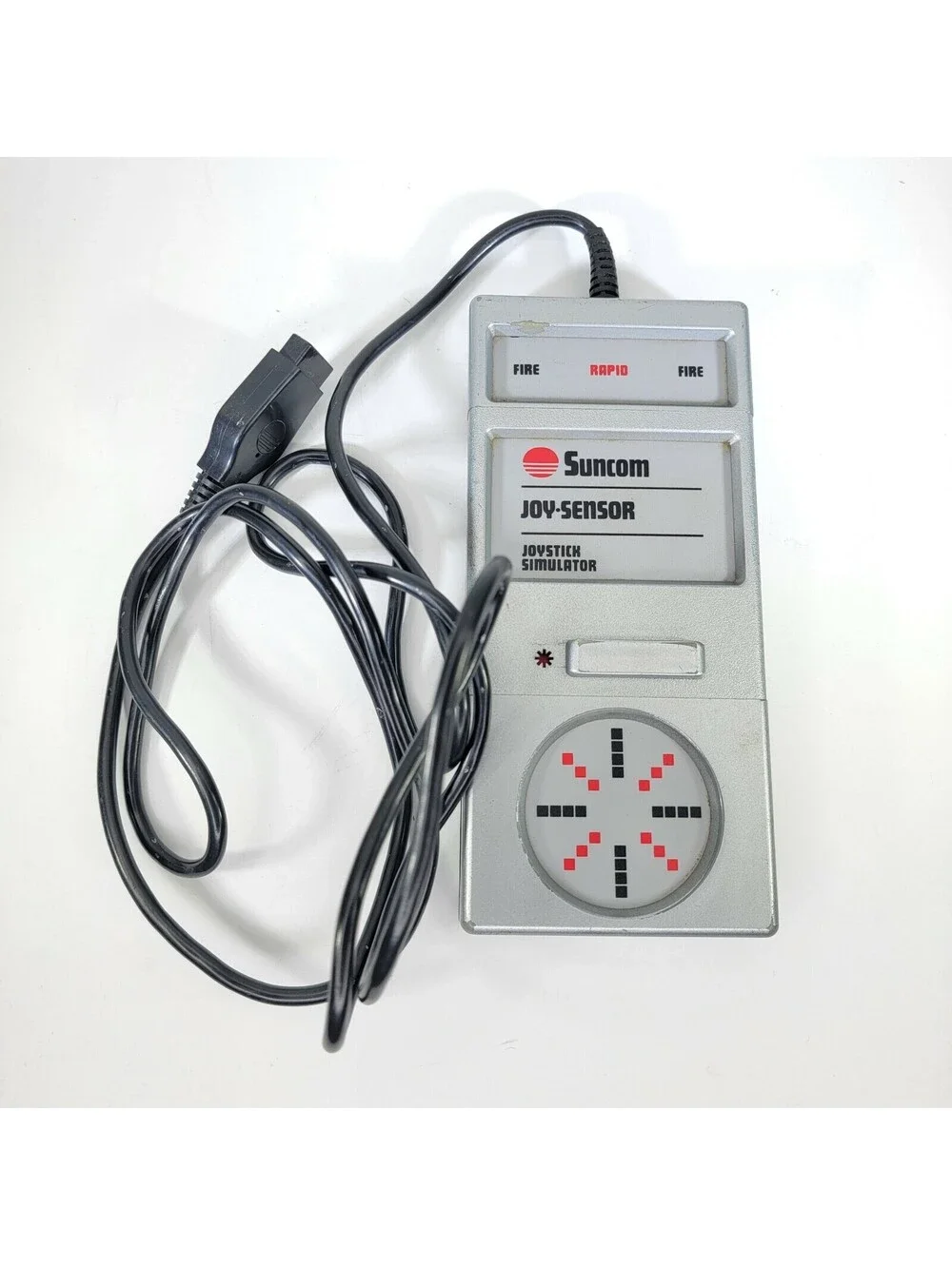 Suncom Joy Sensor 9 pin Joystick Simulator Commodore Atari Spectrum Tested Works